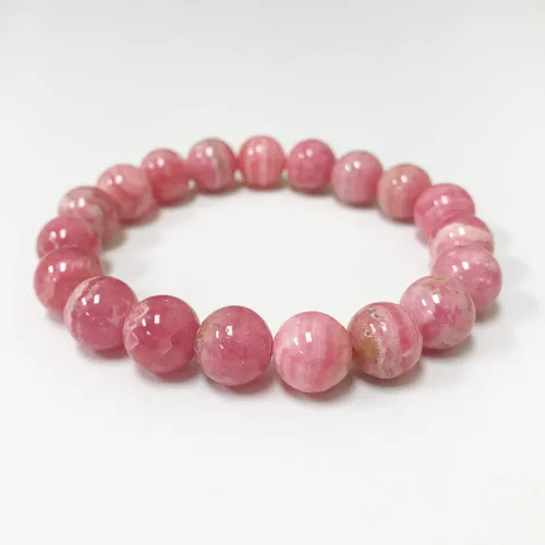 Vista 630 de Gem Avenue Handmade Round Bead Stretch Bracelet Unisex Natural Stone Beaded Jewelry for Men & Women, Elastic Wristband for Daily Wear