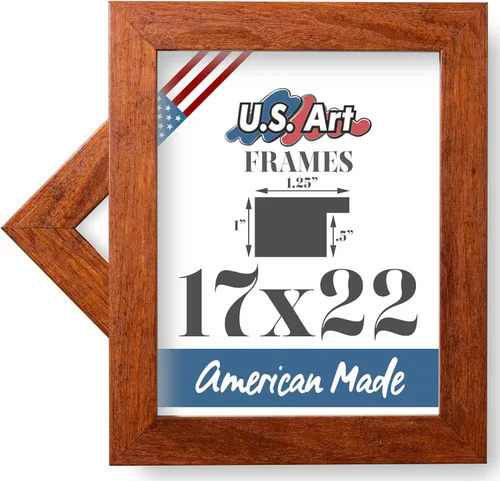 Vista 12 de Marco de fotos de 4 x 6 pulgadas, acabado envuelto suave, plano de 1.25 pulgadas de ancho, bronce oscuro envejecido, 100% madera americana compuesta