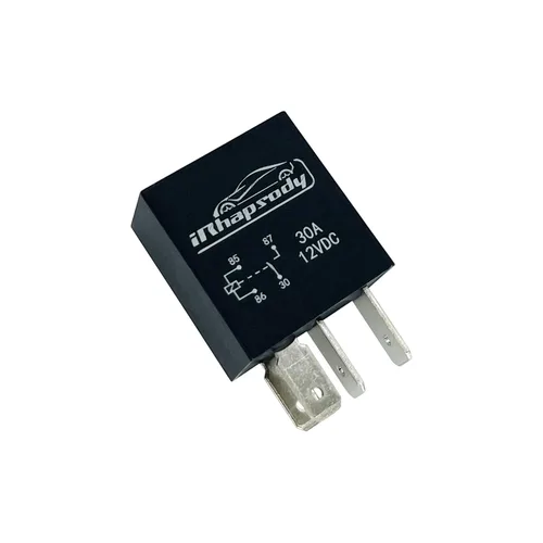 Vista 2 de Relé de arranque multiusos Spst de 12vdc 30amp de 4 pines, relés de reemplazo automotriz