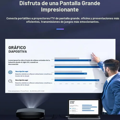 Vista 4 de Cable HDMI a VGA, paquete de 2 unidades, 3.3 pies chapado en oro para computadora HDMI a VGA para computadora, computadora de escritorio, laptop