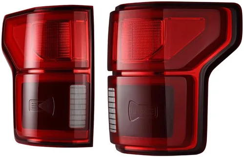 Vista 6 de Astra Depot Juego de luces traseras de freno de marcha atrás, compatible con Ford F150 2018-2020 con punto ciego XL XLT Raptor Lariat King Ranch