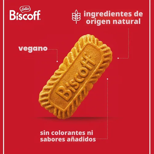 Vista 4 de Lotus Biscoff Galletas caramelizadas, 64 paquetes individuales, veganas Individually wrapped biscuit cookies per two – no artificial colours or