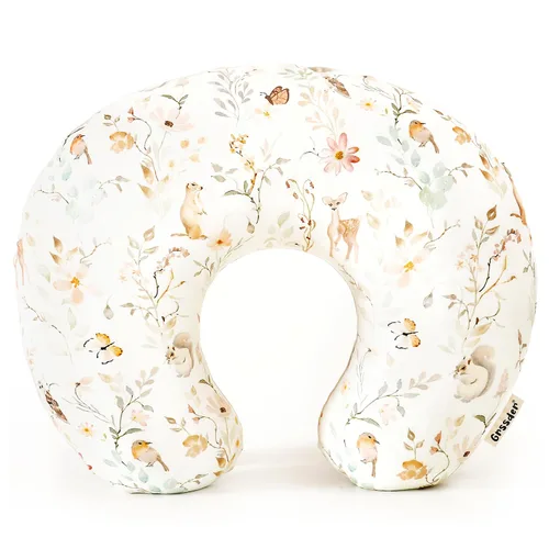 Vista 9 de GRSSDER Funda de Almohada de Lactancia Elástica Minky Removible Fundas de Lactancia para Almohadas de Lactancia Materna, Forro Ultra Suave y Cómodo