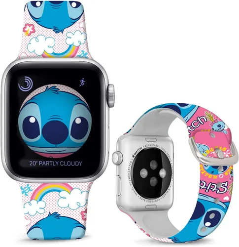 Vista 18 de Correas de silicona suave compatibles con Apple Watch de 38, 40, 41, 42, 44, 45, 46 y 49 mm, correas deportivas Ultra 2 para mujeres y hombres