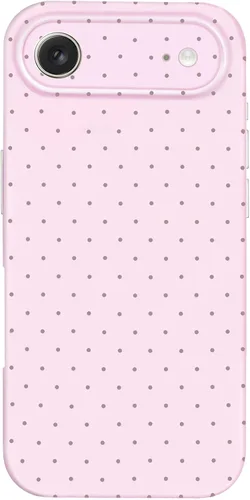 Vista 158 de Hython Funda para iPhone Air, diseño estético de lunares lindos, funda simple de 6.5 pulgadas, delgada, antiarañazos, parachoques de TPU suave, a