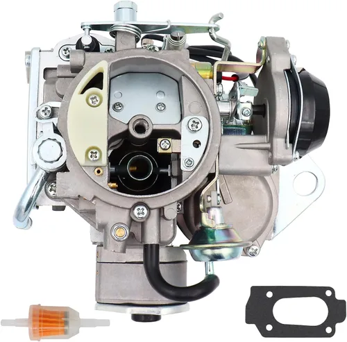 Vista 3 de Carburador de 2 cilindros para motores Nissan Pickup 720 2.4L Z24 1983-1986 para Nissan Bluebird Caravan Pathfinder Atras Truck Vanette Panel Van
