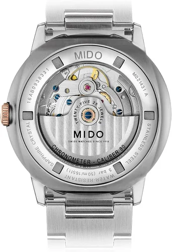 Vista 33 de MIDO Commander Chronometer - COSC Certified Swiss Automatic Watch for Men - 40mm Stainless Steel Case