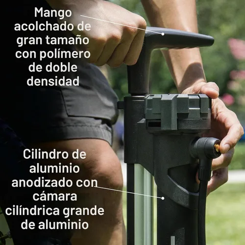 Vista 7 de Topeak Bomba de bicicleta JoeBlow Booster