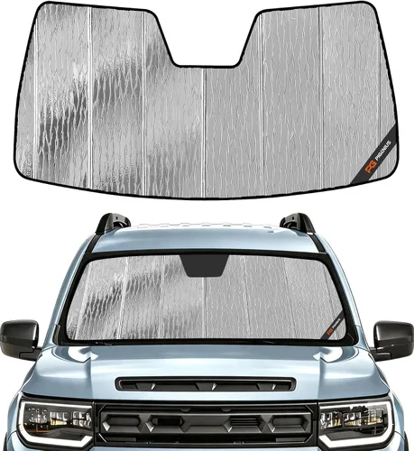 Vista 17 de Pigenius Parasol para parabrisas Honda Pilot 2016-2021, Ridgeline 2017-2021. Sin cámara de detección - Salvaguardia