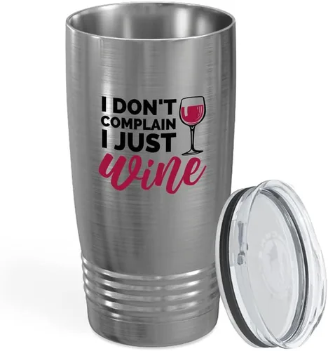 Vista 27 de Vaso vikingo edición negra para amantes del vino, 20 onzas, cualquier amigo del vino es un amigo del vino, cerveza casera y vino barman amantes