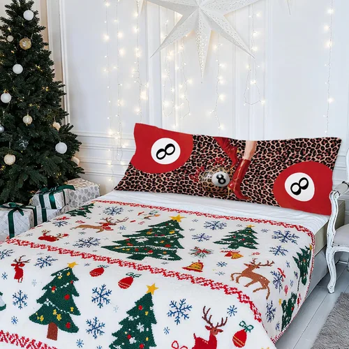 Vista 3 de Funda de almohada de cuerpo de 8 bolas con estampado de leopardo rojo a la moda, 20 x 54 pulgadas, decoración de habitación de guepardo, bota roja