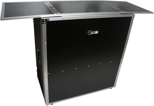 Vista 2 de Harmony Audio Cases HCDJSTANDT - Mesa de trabajo portátil plegable compacta para DJ