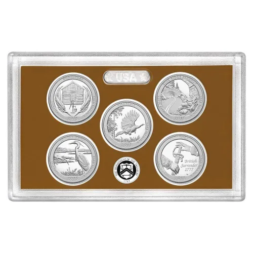 Vista 3 de 2014 S America the Beautiful Quarters Proof Set (15) OGP (1/4) US Mint DCAM
