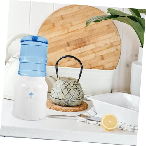 Vista 2 de ORFOFE Dispensador de agua versátil para escritorio, soporte para jarra de agua para oficina, enfriador portátil, soporte dispensador de botellas