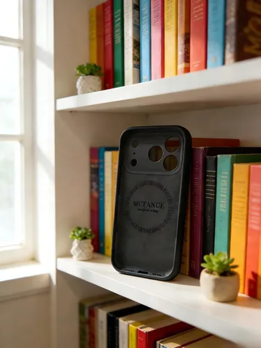 Vista 3 de Funda de silicona con soporte para iPhone 17 Pro [compatible con MagSafe] [Protección completa de la cámara] (6.3 pulgadas 2025), fundas de teléfono