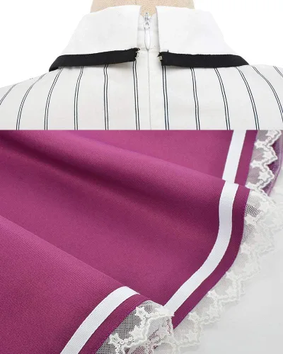 Vista 4 de Haikyuu - Conjunto de uniforme escolar para mujer, disfraz de cosplay, uniforme escolar