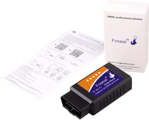 Vista 5 de Foseal Escáner OBD2 de Wifi, lector de código de coche Compruebe la luz del motor herramienta de diagnóstico de la exploración para iOS y Android