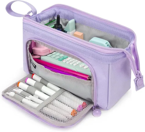 Vista 10 de Estuche Para Lápices de Gran Capacidad Estuche Grande Para Lápices Estética Especial Bolsa Escolar Para Bolígrafos Para Niñas Adolescentes