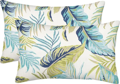 Vista 8 de Fundas de Almohada de Navidad Azul Marino 16x16 Juego de 2 Estilo Granja Muñeco de Nieve Copo de Nieve Árbol de Navidad Fundas de Almohada