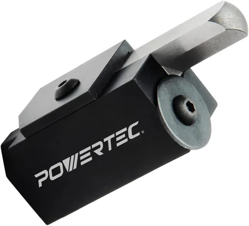 Vista 7 de Juego de cinceles de madera POWERTEC de 3 piezas - Cinceles de banco de borde biselado de 1", 3/4" y 1/2" con tapa de golpe, hojas de acero al cromo