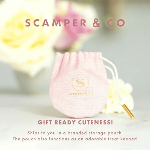 Vista 4 de SCAMPER & CO Abalorios grabables de plata de ley con estampado en blanco para mujeres y niñas, collar con dije rodio o chapado en oro amarillo