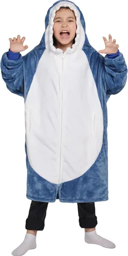 Vista 19 de Waitu Manta Ponible de Oso con Capucha, Divertidos Disfraces de Halloween, Regalos de Cumpleaños para Mujeres, Hombres, Niños y Niñas, Manta