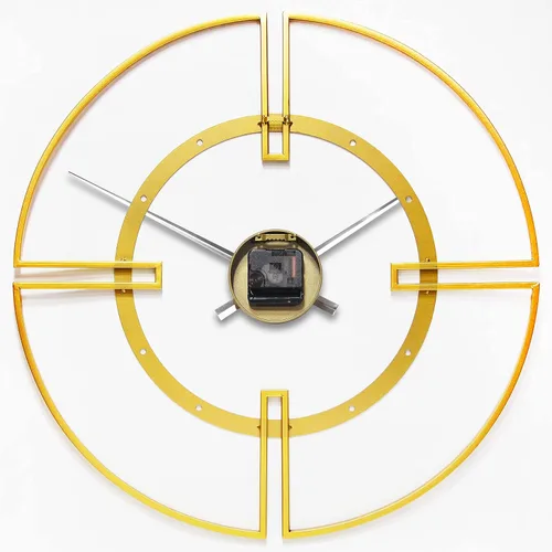 Vista 4 de Infinity Instruments Reloj de pared de metal grande de 24 pulgadas Cosmo