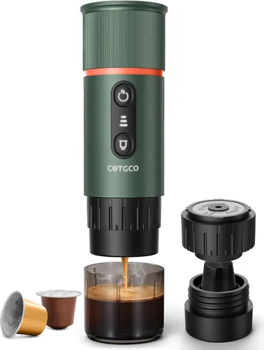 Vista 11 de cafetera espresso portátil (negro)