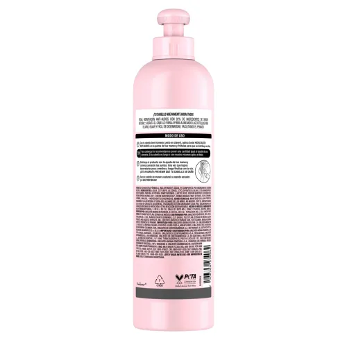 Vista 3 de Sedal Hidratacion Anti Nudos Crema Peinar 10.1 fl oz