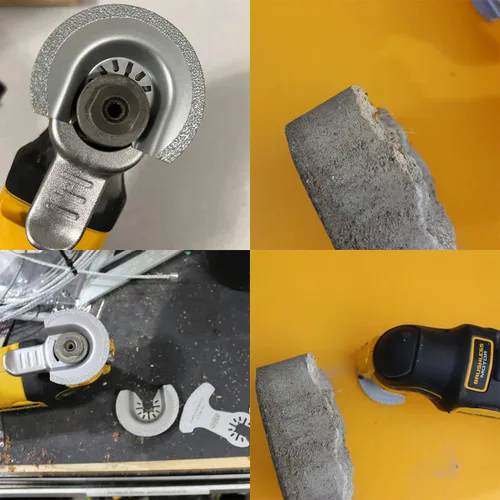 Vista 5 de XXGO 4 cuchillas de extracción de lechada de carburo de diamante para múltiples herramientas Lo mejor para quitar lechada de 1/8