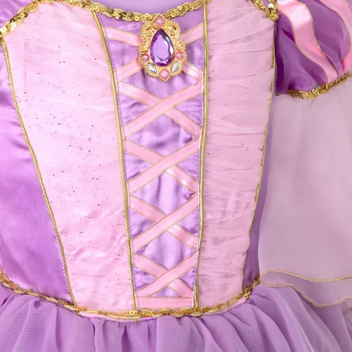Vista 4 de Disney Disfraz Rapunzel para niños - Enredado