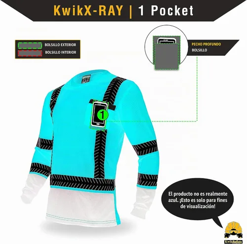 Vista 7 de KwikSafety Premium Long Sleeve Safety Shirts Class 3 ANSI OSHA Hi Vis PPE