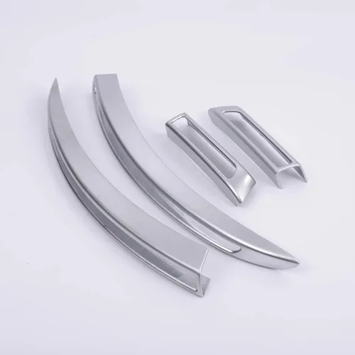 Vista 3 de YIWANG ABS cromo coche lámpara trasera tiras de luz Trim 4 unids para Porsche Macan 2014-2017 Auto Accesorios
