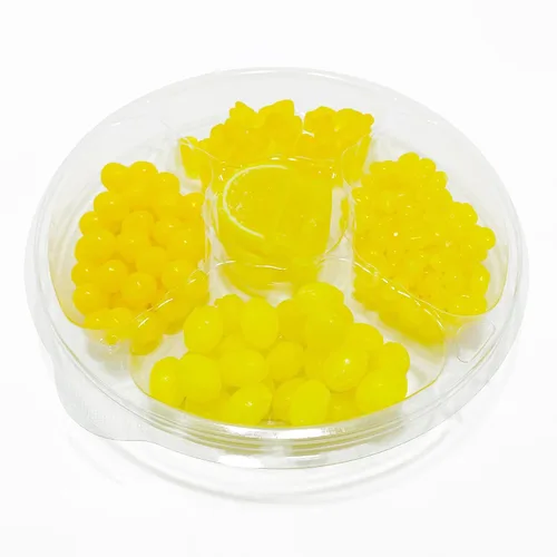Vista 8 de NY Spice Shop Bandeja surtida de chicles – Bandeja de chicles afrutados de 2 libras – Gumballs para bufé de dulces – Bolas de chicle jugosas