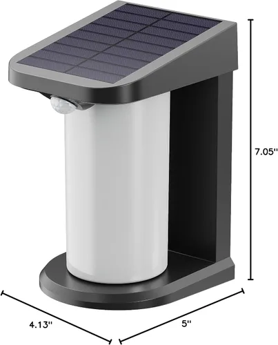 Vista 10 de Luces solares de movimiento para exteriores, 2 modos de iluminación, IP54 impermeable, encendido/apagado automático, inalámbrico, adecuado