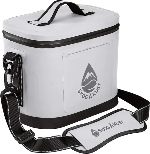 Vista 10 de Skog Å Kust ChillSåk - Bolsas enfriadoras suaves herméticas y a prueba de fugas Flip 24 Can Gris Oscuro