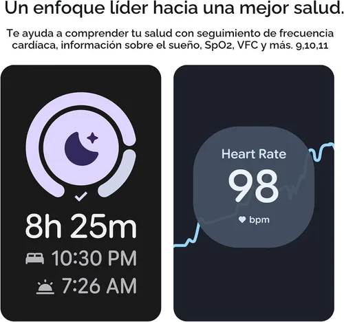 Vista 9 de Google Pixel Watch 4 (41mm) - Reloj inteligente Android - Monitor de frecuencia cardíaca y seguimiento del sueño - Batería de 30 horas - Seguimiento