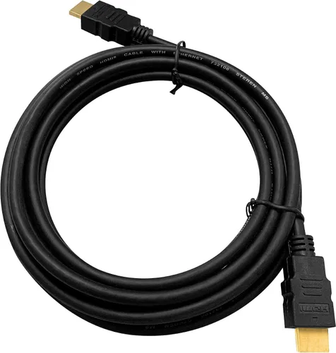 Vista 4 de Steren 517-312BK HDMI de alta velocidad de 12 pies con cable Ethernet