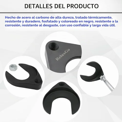 Vista 6 de Herramienta de extracción de eje CV interno ReluxGo de 48 mm con tuerca, accesorio de polea de eje de transmisión delantero, se ajusta a martillos