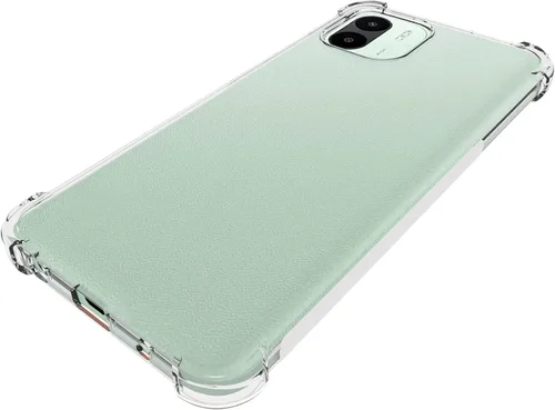 Vista 5 de USTIYA Funda para Xiaomi Redmi A1/Redmi A2 Clear TPU Cuatro Esquinas Cubierta Protectora Transparente Suave Funda