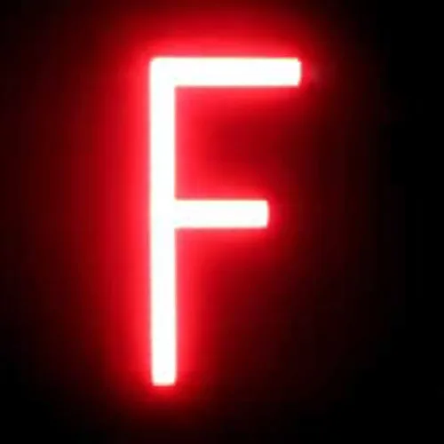 Vista 28 de SpellBrite Letra LED S Construye letreros de bricolaje que puedes cambiar con letras LED azules Componentes adicionales necesarios para iluminar