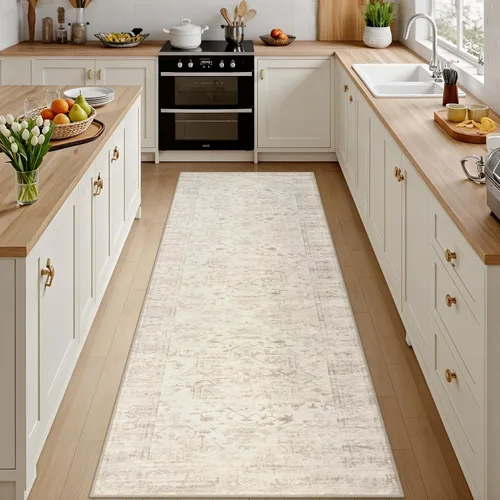 Vista 22 de Alfombras de área 8x10 Sala de estar: Dormitorio Alfombra Lavable Beige
