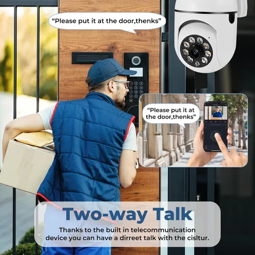 Vista 7 de Cámara de seguridad oneware con cable, cámaras inalámbricas 2.4G/5G para interior y exterior para seguridad del hogar con sensor de movimiento