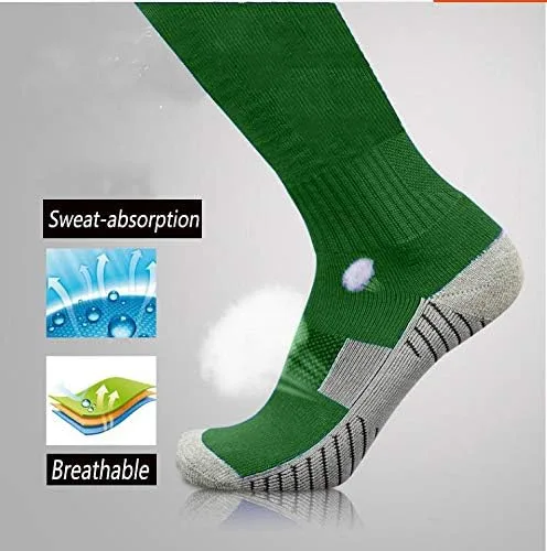 Vista 3 de LingTu Soccer Socks 312 Pairs Team-Sport Knee High Breathable Football Socks for Men Youth Kids Boys