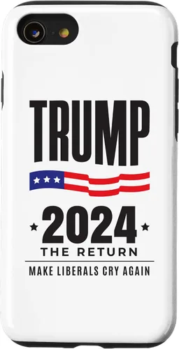 Vista 18 de iPhone 13 Pro Max Trump 2024 - The Return - Make Liberals Cry Again - Funda de elección
