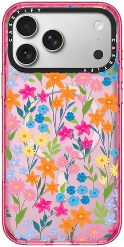Vista 56 de CASETiFY Impact iPhone Air Case [Delgada/Compatible con Magsafe / 8.2 ft. Protección contra Caídas de Grado Militar 4X] - Lazos - Rosa Arcos