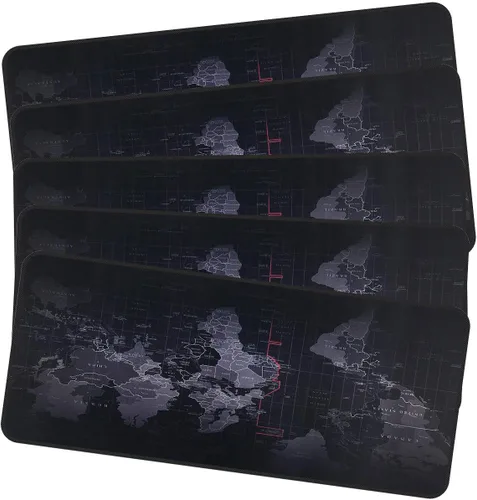Vista 11 de Mouse pad grande para juegos con base antideslizante, tamaño XXL extendido, pesado, cómodo, plegable para computadora de escritorio, laptop, Mapa-2