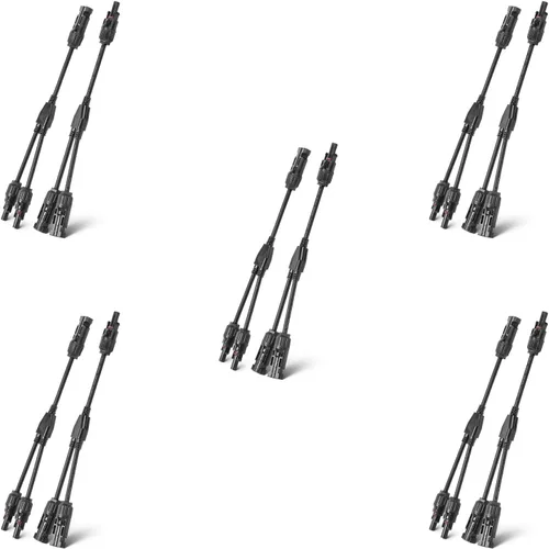 Vista 10 de Conector de panel solar de 2 a 1 2 vías, divisor de panel solar de 1000 V FMM+MFF rama en Y, conectores paralelos para conexión paralela entre 2 a 1