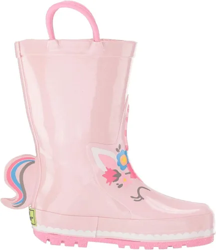 Vista 6 de Western Chief Girl's Waterproof Printed Rain Boot with Easy on Handles