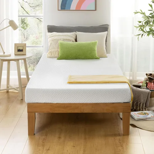 Vista 16 de Best Price Colchón de Espuma Viscoelástica de Té Verde para Niños y Adultos, Firmeza Media, Tamaño Completo de 5 Pulgadas, Bed-in-A-Box